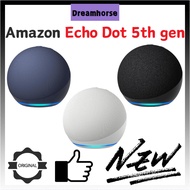 [Ready Stock ] Amazon echo dot 5th Gen Smart speaker with Alexa All-New echo dot 5 Smart Speaker Ale