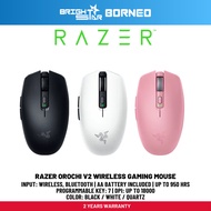 RAZER Orochi V2 Wireless Gaming Mouse - Black / White / Quartz
