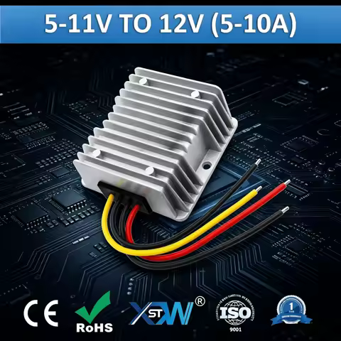 5-11V 5V 6V 9V to 12V 5A 8A 10A IP67 12v dcVoltage Regulator Output DC to DC Step Up Boost Power Con