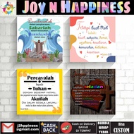 Wall Decoration Display Poster Firman Sabda Allah Bible Verse Roma Amsal