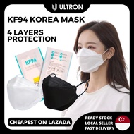 SG🚚 | [10 Pack] KF94 4 PLY Face Masks Adult 3D Premium Design 4-Layers Filter Protection