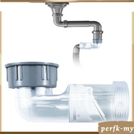 [PerfkMY] Sink Drain Pipe Pipe Connector PVC Tube Connector Dishwasher Clear Professional
