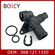 BOICY Engine Coolant Thermostat Housing Water Outlet Flange for Audi A4/S4 A6/S6 Avant quattro 06B12