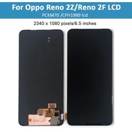 AAA +++ LCD สำหรับ OPPO K3/Reno2 Z/ Reno2 F/realme X จอแสดงผล LCD Touch Screen Digitizer Assembly Re