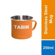 [Not for Sale] Aik Cheong Stainless Steel Cup -Let's Tarik Cup 250ml (Orange)