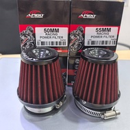 APIDO K&N POWER RACING AIR FILTER -180 -50MM /55MM