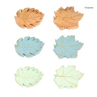 【CH*】 Vanity Jewelry Holder Tray Leaf-shaped Jewelry Catchall Tray Earrings Holder