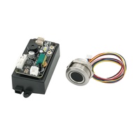 (ZWNA) KS220-L+R503 DC30-75V 2 Relays Fingerprint Access Control Board Accessories with Self-Locking