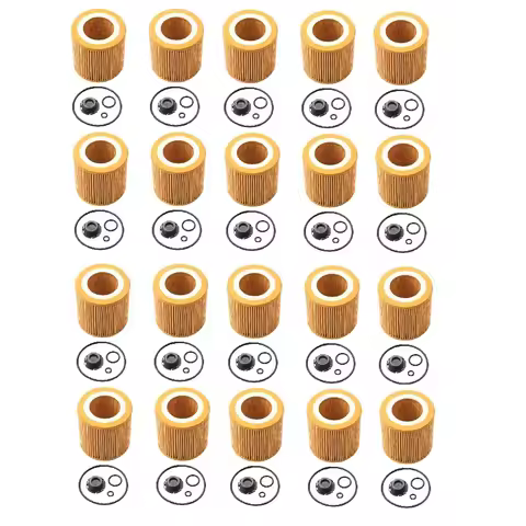 20pcs Oil Filter for BMW X1 X3 X5 N26 N52 N54 N56 E60 E90 E91 128i 135i 328i 328xi 330i 330xi 335i 3