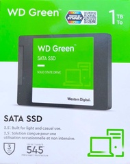 SSD (เอสเอสดี) 1 TB WD GREEN - 2.5" SATA มือสอง ประกันไทย