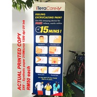 IteraCare Promotion Bunting - 15Mins itera banner tera wave printing design