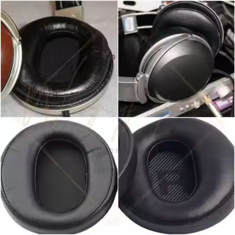 Sheepskin Ear Pads for DENON AH D2000 D5000 D5200 D7000 D7200 D9200 Headphones