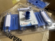 JESTA  Flexible Vacuum Head หัวดูดตะกอน ขนาด 14 นิ้ว แบบมีแปรงด้านข้าง ด้ามโลหะ