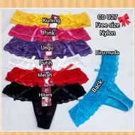 Cd U27 Soft and elastic gstring panties
