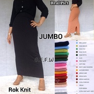 KATUN Premium Jumbo Knit Span Skirt Bb From 50kg To Bb 80kg Thick Stretchy Jumbo Knit Skirt/ Maxi Sk