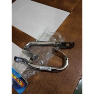 Rear side bracket for Honda C70 C50, quality chrome iron body handle ZENKU