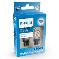 Philips หลอดไฟถอย ไฟท้าย ไฟเบรค ไฟเลี้ยว Ultinon PRO7000 LED T20 WY21 PY21 AMBER W21 P21 สีขาว สีแดง