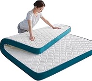 Japanese Floor Mattress Futon Mattress, Thick Roll Up Floor Bed Futon Mattress, Foldable Foam Sleeping Pads, Easy to Store and Portable for Camping Couch, Twin Full Queen (Color : White, Size : Quee