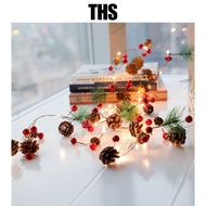 [SG Seller] - Christmas Pinecone Bell Light for home decoration