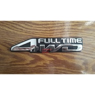 Full Time 4 WD Emblem for Land Cruiser VX 80 Diesel Car 4x4 Sticker Car Sticker 4WD Emblem