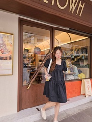 TheBlancPale : April Dress เดรสเกาหลี เกาใจ น้องน่ารักมากมาก เป็นเดรสเป็นคาเฟ่ ไปเที่ยวที่ควรมีติดตู