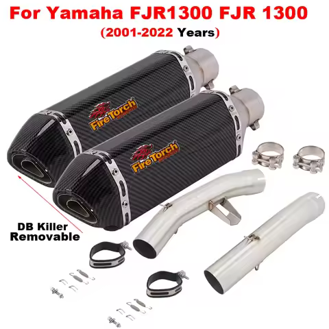 For Yamaha FJR 1300 2001 - 2020 2021 2022 2023 FJR1300 FJR 1300 Escape Moto Motorcycle Exhaust Muffl