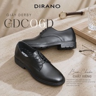 DIRANO GDC06D High Quality Derby Men's Shoes, Soft Leather Lace-up Men's Office Shoes, Elegant and L