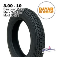 Ban Luar Vespa 3.00 Ring 10 Gorilla Monkey Merk Swallow