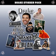 DRAKE Sticker Pack 16pcs | Drake vinyl stickers