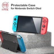 Nintendo Switch OLED Crystal Case - Works with Dock