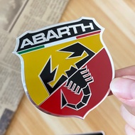 3D 3M Car Abarth Metal Adhesive Badge Emblem logo Decal Sticker Scorpion For All Fiat Abarth Punto