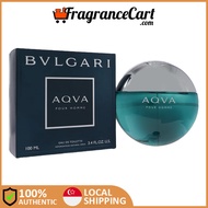 Bvlgari AQVA Pour Homme EDT for Men (100ml) [Brand New 100% Authentic Perfume FragranceCart] Eau de Toilette Bulgari Aqua Acqua Blue