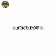 Chrome Hearts F*CK YOU logo brand jewelry sticker