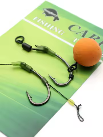 30pcs Carp fishing Accessories D Rig kickers hooks line aligners sleeve anti tangle sleeve for hair 