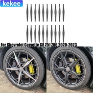 For Chevrolet Corvette C8 Z51 Z06 2020-2025 Carbon Fiber Wheel Decorative Strip Car Accessories Exte