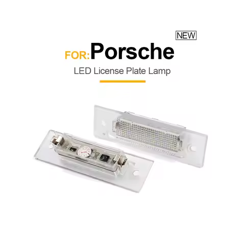 2PCS For Porsche 964 911 968 PORSCHE BOXSTER 986 993 996T PORSCHE 911 Turbo/GT2 GT3-1White Led Licen