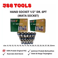 MATA PGS HAND SOCKET 1/2" DR. 6PT (SOCKET BIT)