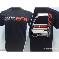 UNISEX TSHIRT HONDA CIVIC EF9 BLACK