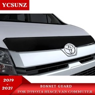 Acrylic Bonnet Guards For Toyota Hiace Commuter Quantum Van 2019 2020 2021 2022 Car Accessories Part