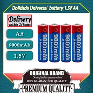 Dolidada Universal battery 1.5V AA Rechargeable Batterywith 9800mah Capacity for LED LightToys