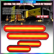 kiss Waterproof 12V 24V Truck LED Tail Light Rear LampStop Reverse Safety Indicator Fog Light for Trailer Truck Car Tail