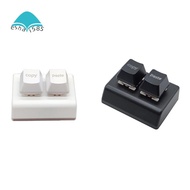 Macro Programming Keyboard RGB Custom 2 Keys Keyboard Mini Copy and Paste OSU Keyboard Gaming Hotswap Keypad