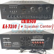 PREMIUM KLIK DISINI POWER AMPLIFIER CRIMSON 1500 Watt KA-7200