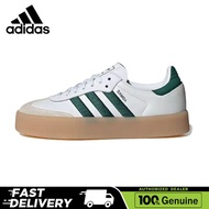 adidas originals Samba Men and women shoes Casual sports shoes white green【adidas store official】