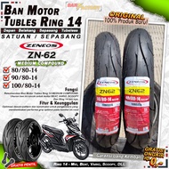 Ban Motor AEROX // ZENEOS ZN62 Tubeless // MODIFIKASI Ban Tubles Depan Belakang Motor Matic Beat Var