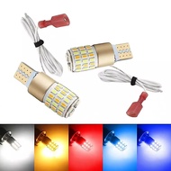 T10 Dual Contact Motorcycle Light W16W Parking Reversing Color Fog Canbus LED Bulb Lighting Parts