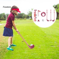 [Fx] 1 Set Kids Golf Toys Game Play Set with Golf Club 4 Balls Flag Practice Holes Putter Parent-chi