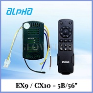 [ORIGINAL] ALPHA Cosa Ceiling Fan PCB/REMOTE CONTROL for EX9 / CX10 - 5B/56"