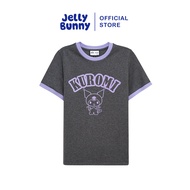 JELLY BUNNY เสื้อยืดแขนสั้นพิมพ์ลายการ์ตูน KUROMI รุ่น B25WATL008