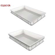 [tishita] Pizza Dough Proofing Box Large Capacity Fruit Storage Case 16 x 12 inch Stackable Dough St